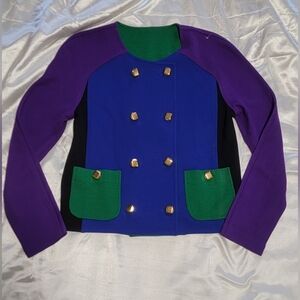 Tri-Color Vintage Jacket Size Large